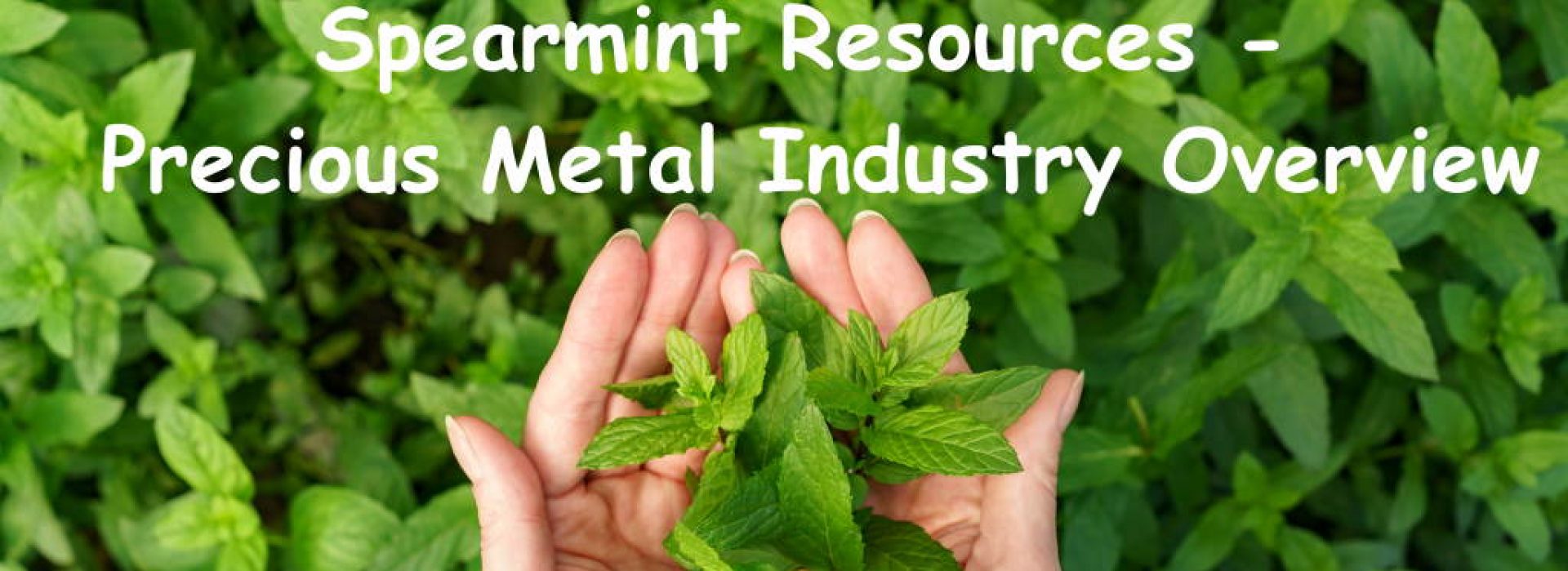 Spearmint Resources – Precious Metal Industry Overview